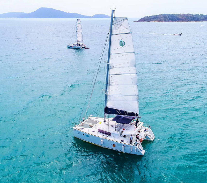 Half day trip by Yacht in Phuket to Coral island and sunset 