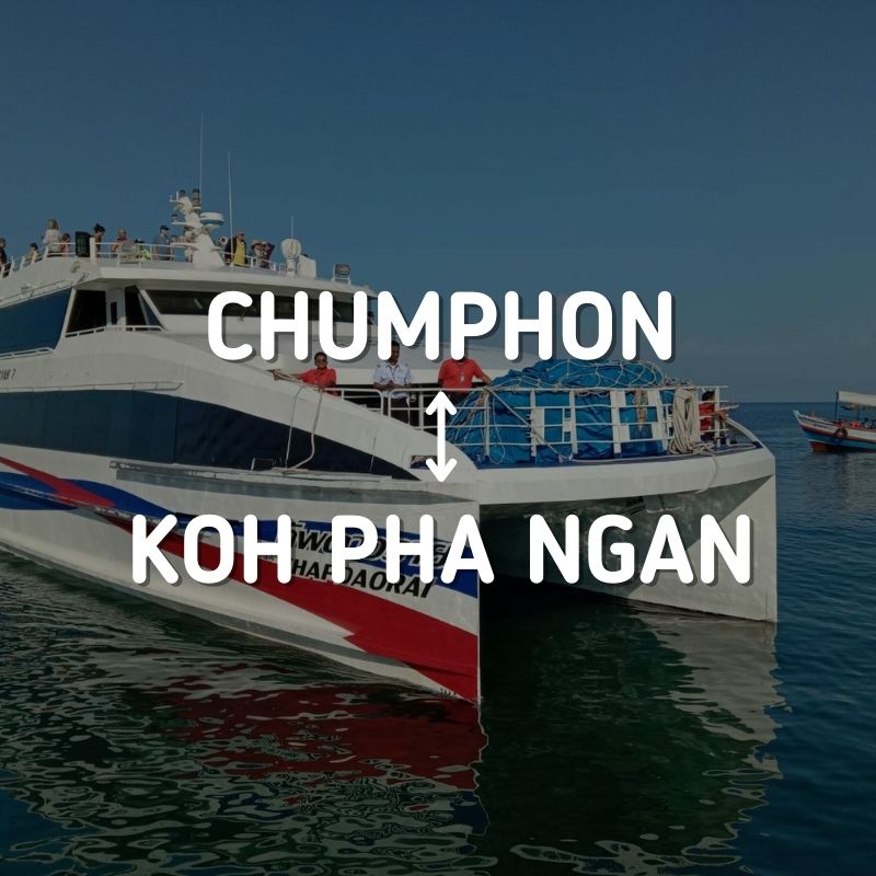 Ferry Ticket between Chumphon and Koh Pha Ngan by Lomprayah