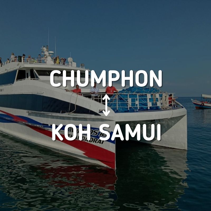 Ferry Ticket between Chumphon and Koh Samui by Lomprayah