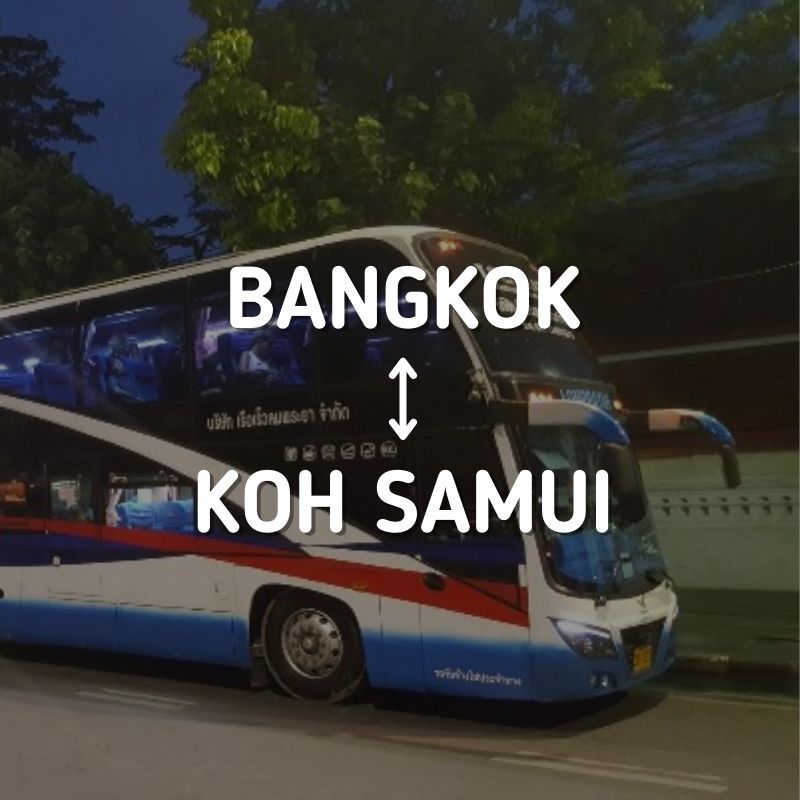 Bus and Ferry Ticket Bangkok-Koh Samui by Lomprayah