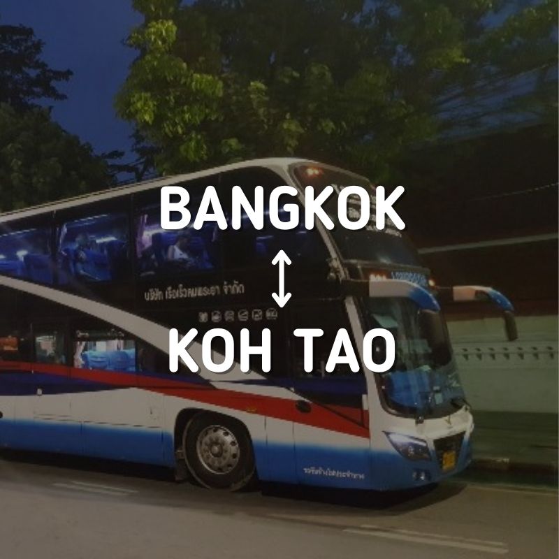 Bus and Ferry Ticket Bangkok-Koh Tao by Lomprayah