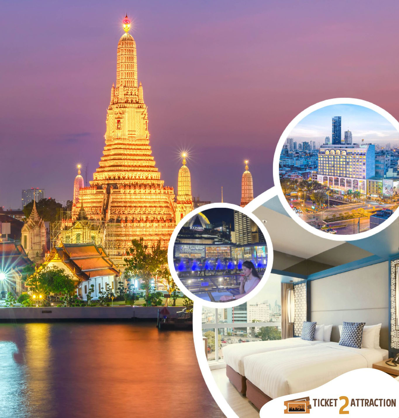 Bangkok Package with Dinner Cruise and 4 stars hotel