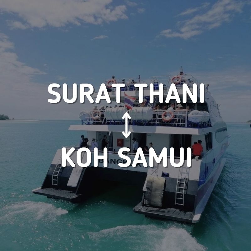 Ferry & Van Ticket Surat Thani - Koh Samui by Lomprayah