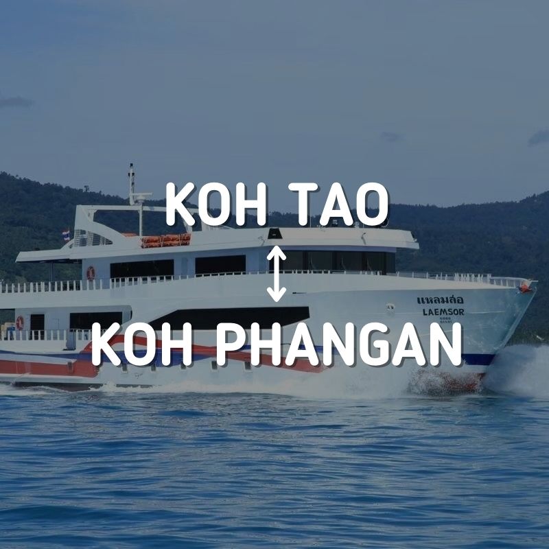 Koh Tao - Koh Phangan Passenger Ferry by Laemsor Lomprayah Ferry