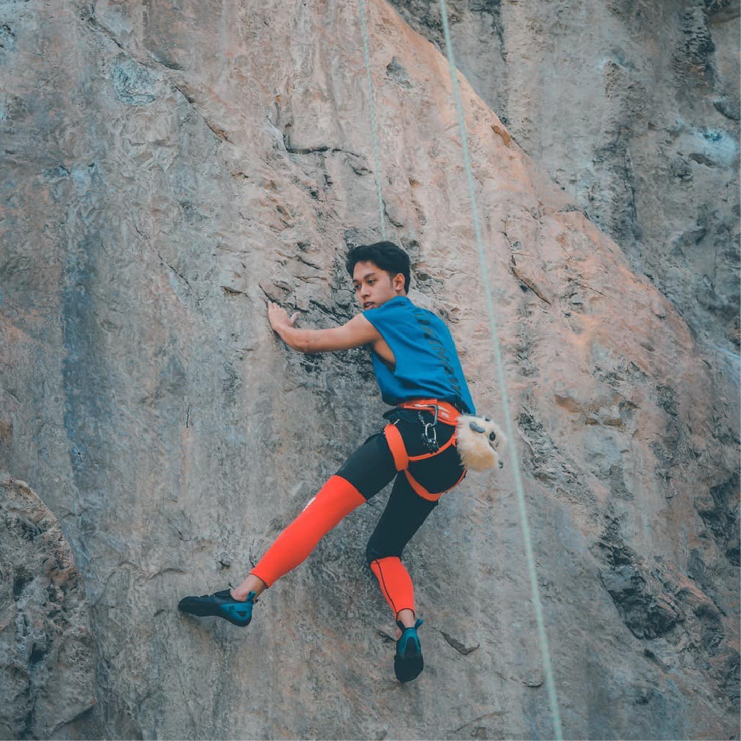 Rock Climbing at Railay Beach Krabi